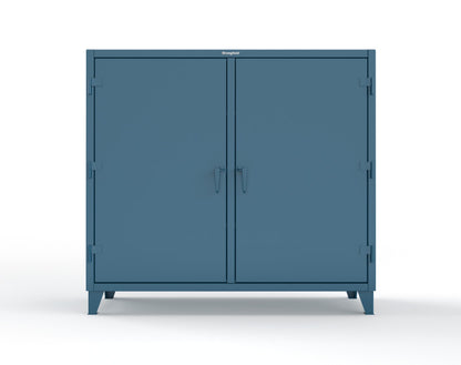 Extreme Duty 12 GA Double Shift Cabinet with 6 Shelves - 72 In. W x 24 In. D x 66 In. H - 65-DS-246-5001