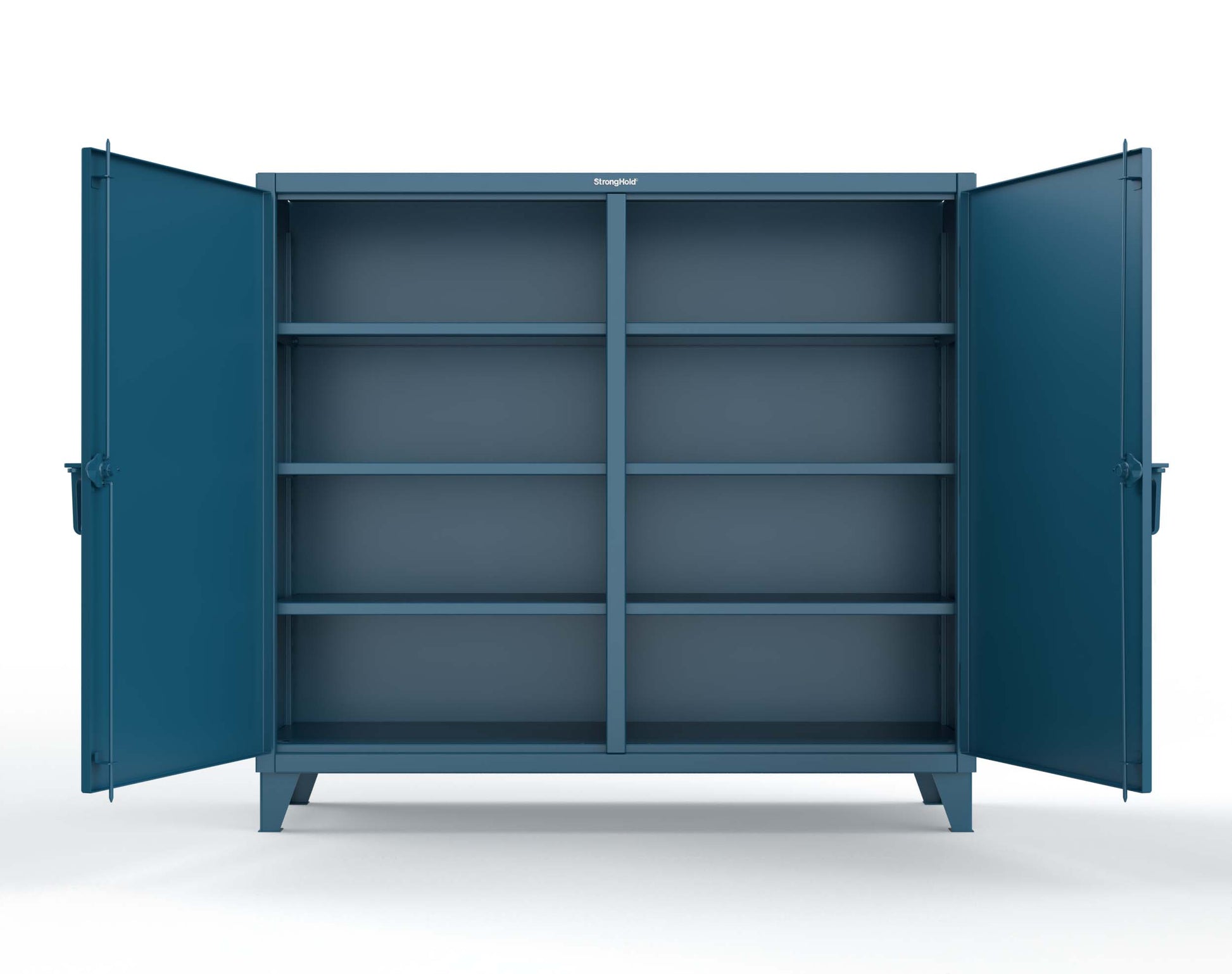 Extreme Duty 12 GA Double Shift Cabinet with 6 Shelves - 72 In. W x 24 In. D x 66 In. H - 65-DS-246-5001