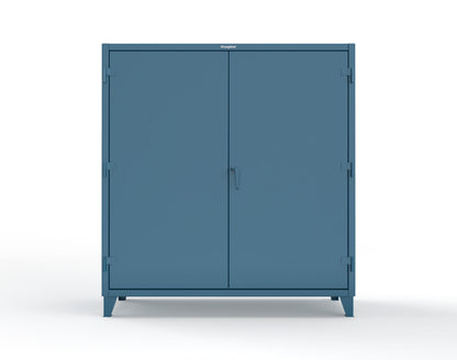 Extreme Duty 12 GA Cabinet with 6 Half-Width Drawers, 4 Shelves - 72 In. W x 24 In. D x 78 In. H - 66-244-6/5DB-3001