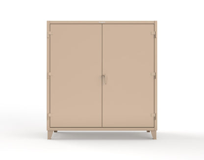 Extreme Duty 12 GA Cabinet with 4 Shelves - 72 In. W x 24 In. D x 78 In. H - 66-244-1019