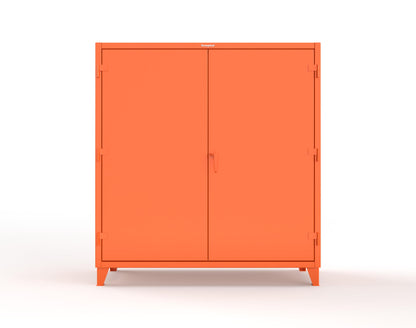 Extreme Duty 12 GA Cabinet with 4 Shelves - 72 In. W x 24 In. D x 78 In. H - 66-244-2009
