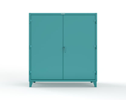Extreme Duty 12 GA Cabinet with 4 Shelves - 72 In. W x 24 In. D x 78 In. H - 66-244-5021