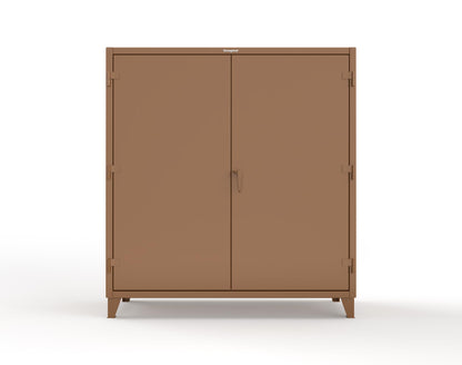 Extreme Duty 12 GA Cabinet with 4 Shelves - 72 In. W x 24 In. D x 78 In. H - 66-244-8008