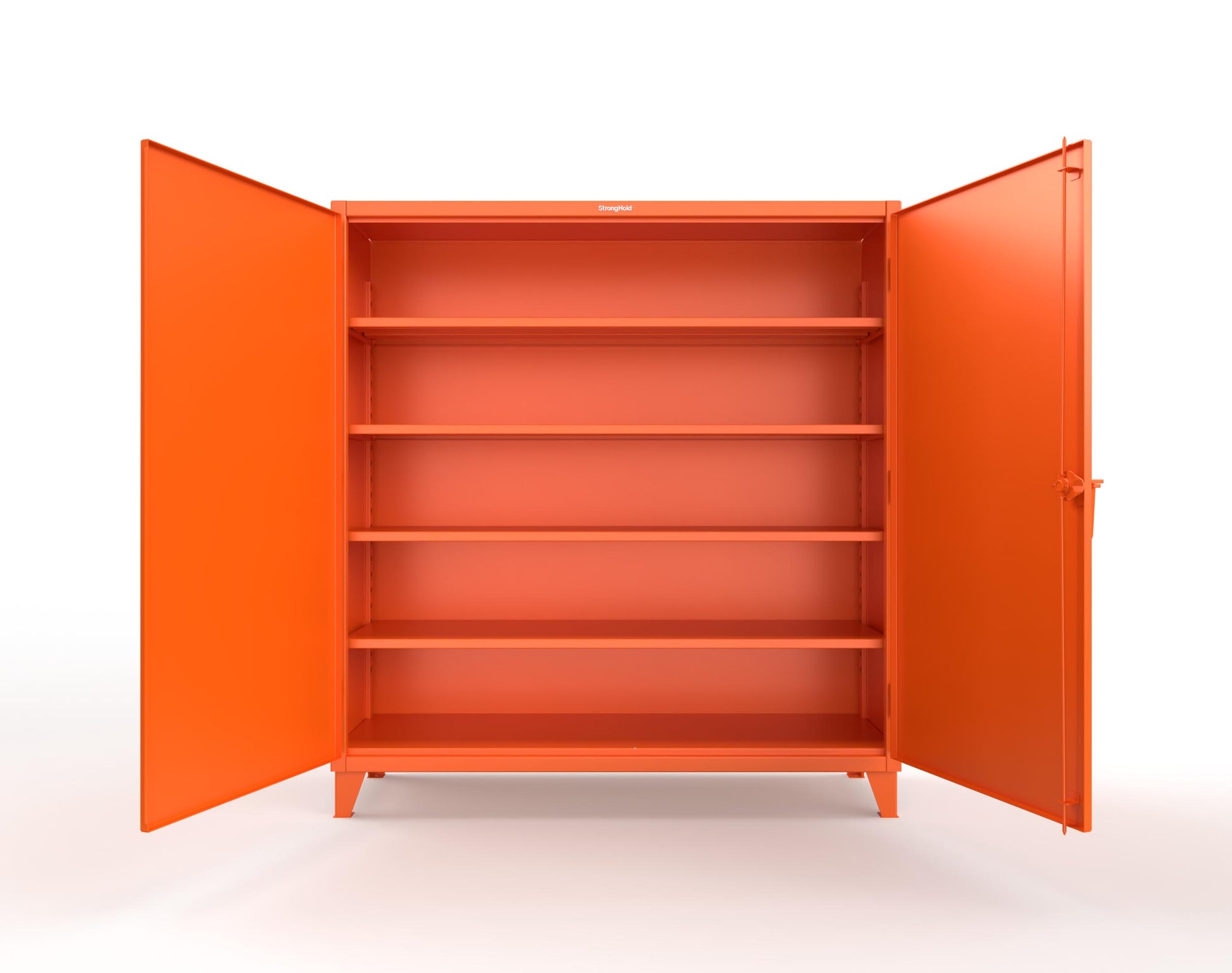 Extreme Duty 12 GA Cabinet with 4 Shelves - 72 In. W x 24 In. D x 78 In. H - 66-244-2009