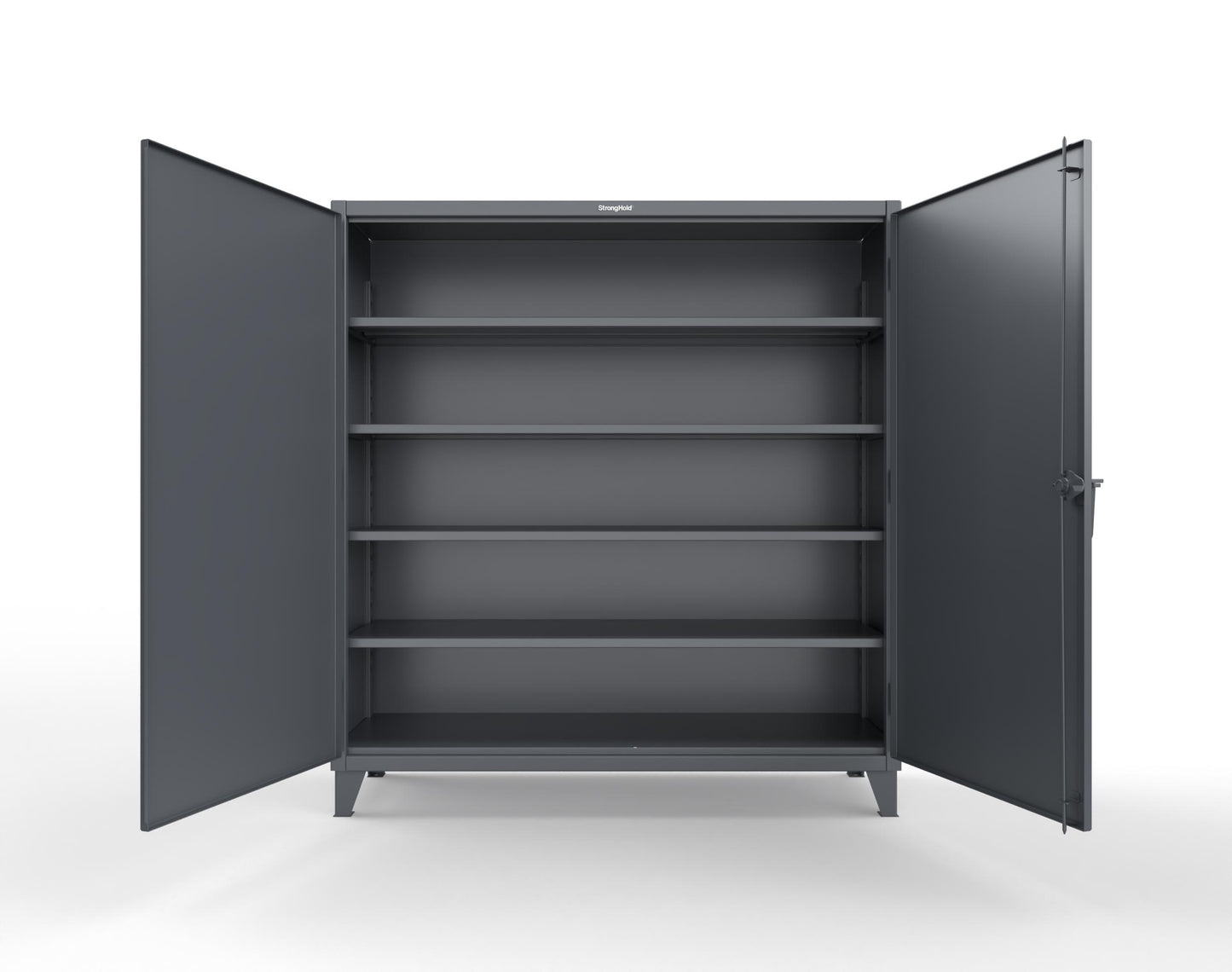 Extreme Duty 12 GA Cabinet with 4 Shelves - 72 In. W x 24 In. D x 78 In. H - 66-244-7024