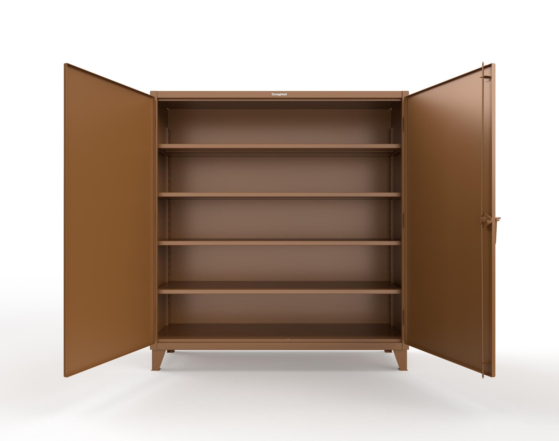 Extreme Duty 12 GA Cabinet with 4 Shelves - 72 In. W x 24 In. D x 78 In. H - 66-244-8008