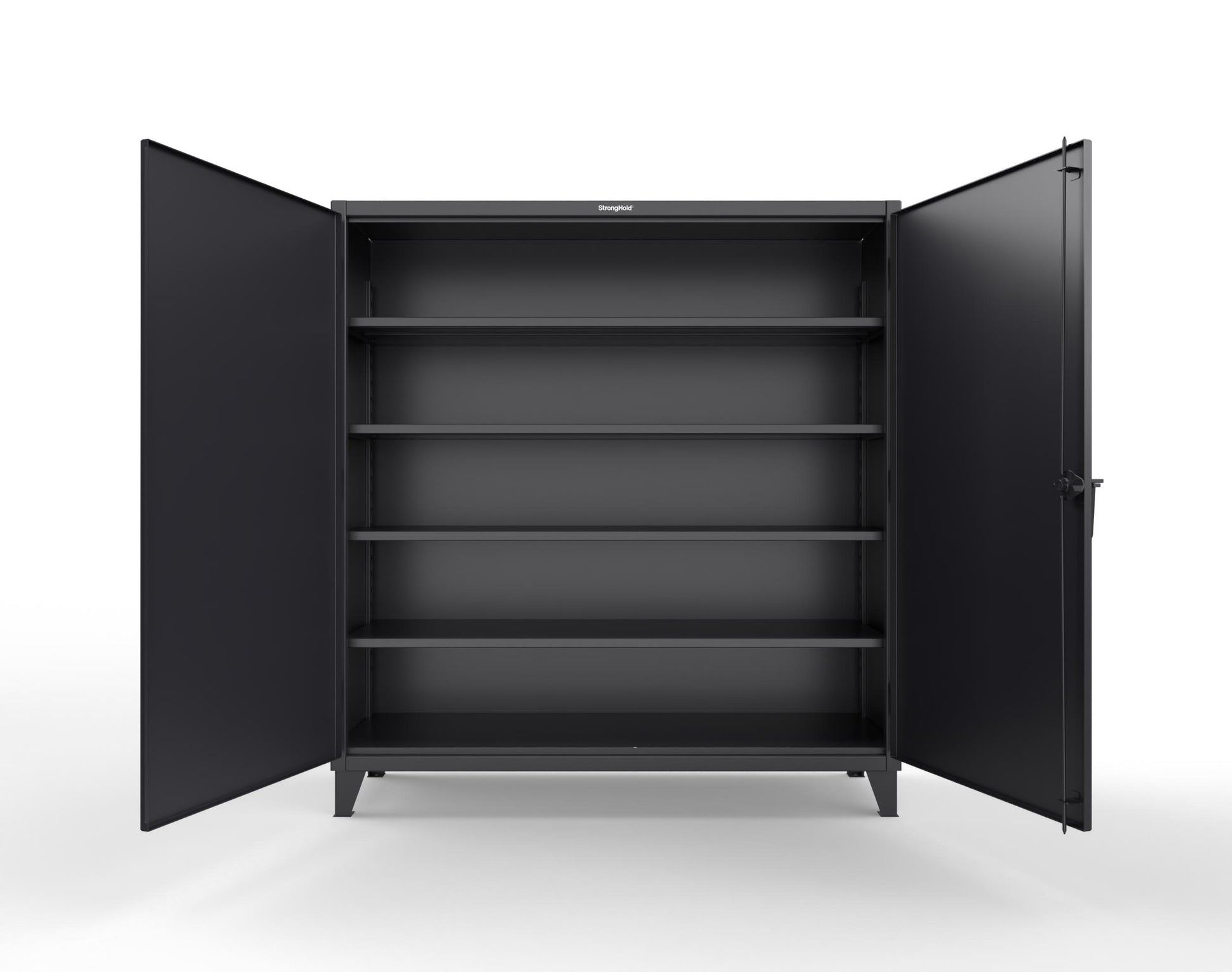 Extreme Duty 12 GA Cabinet with 4 Shelves - 72 In. W x 24 In. D x 78 In. H - 66-244-9005