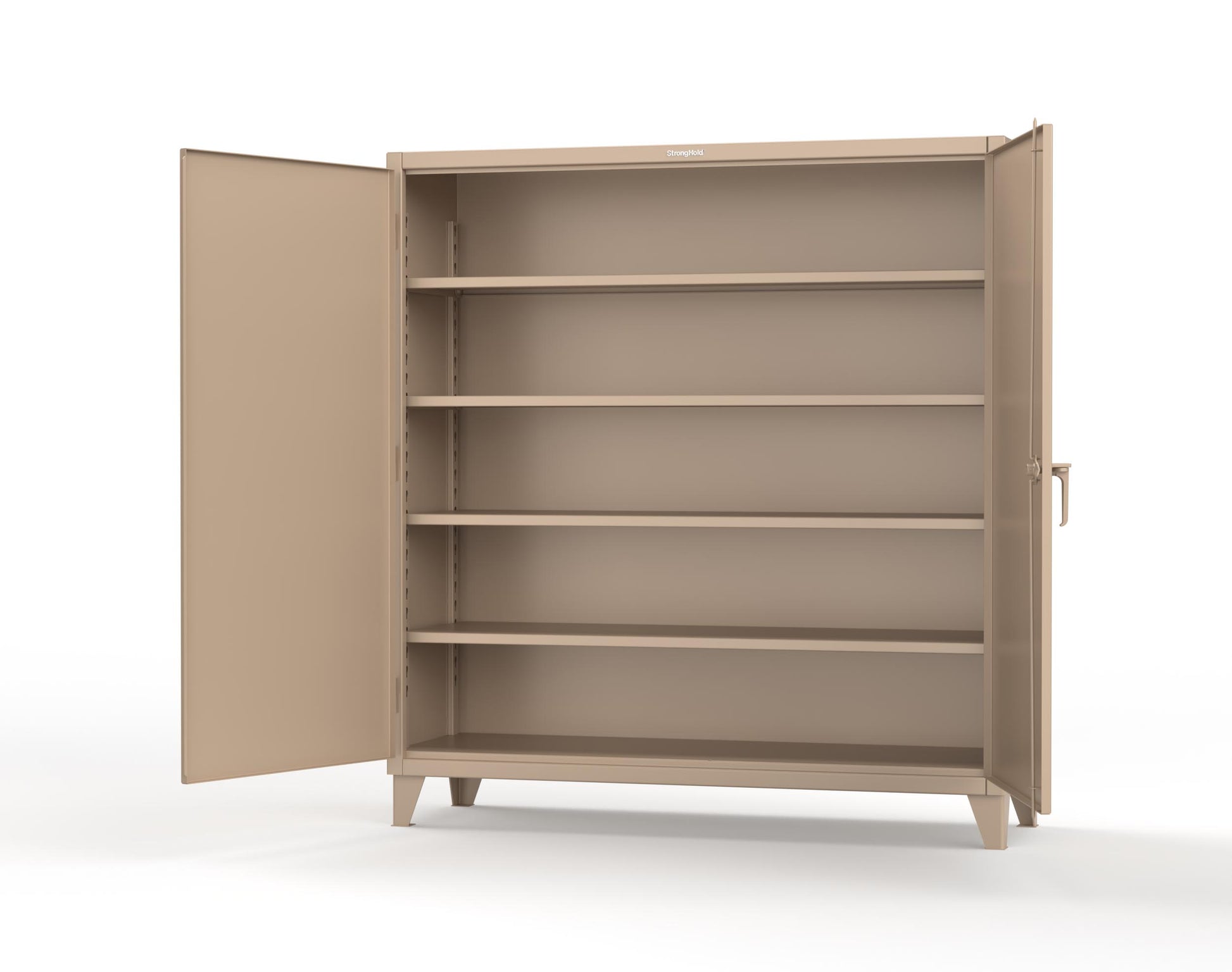 Extreme Duty 12 GA Cabinet with 4 Shelves - 72 In. W x 24 In. D x 78 In. H - 66-244-1019