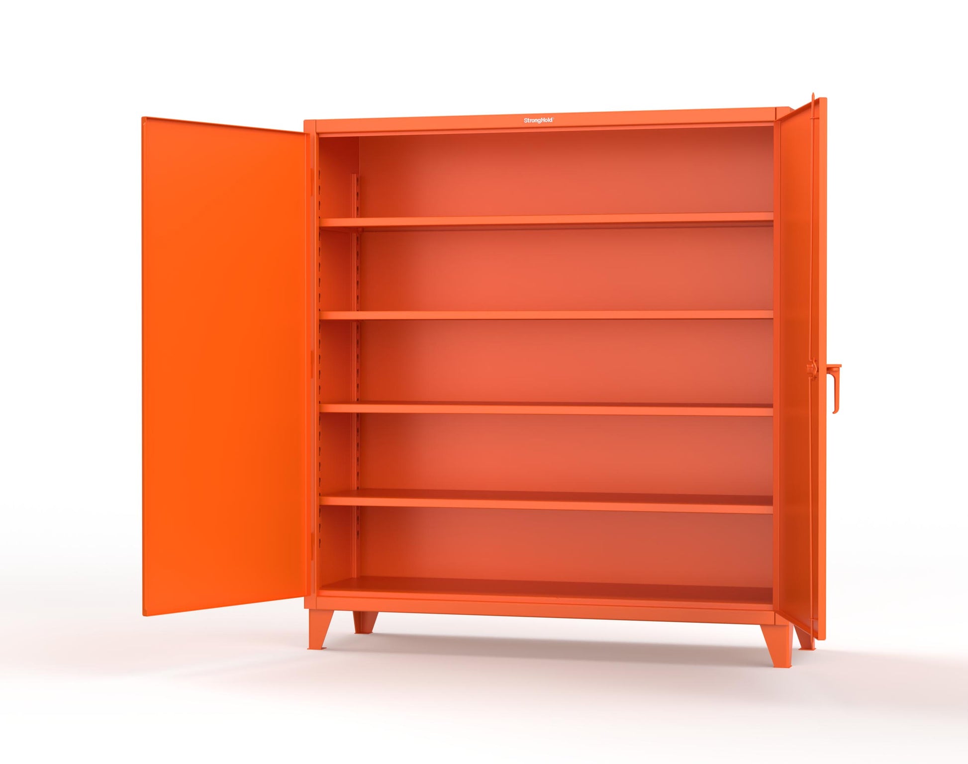 Extreme Duty 12 GA Cabinet with 4 Shelves - 72 In. W x 24 In. D x 78 In. H - 66-244-2009