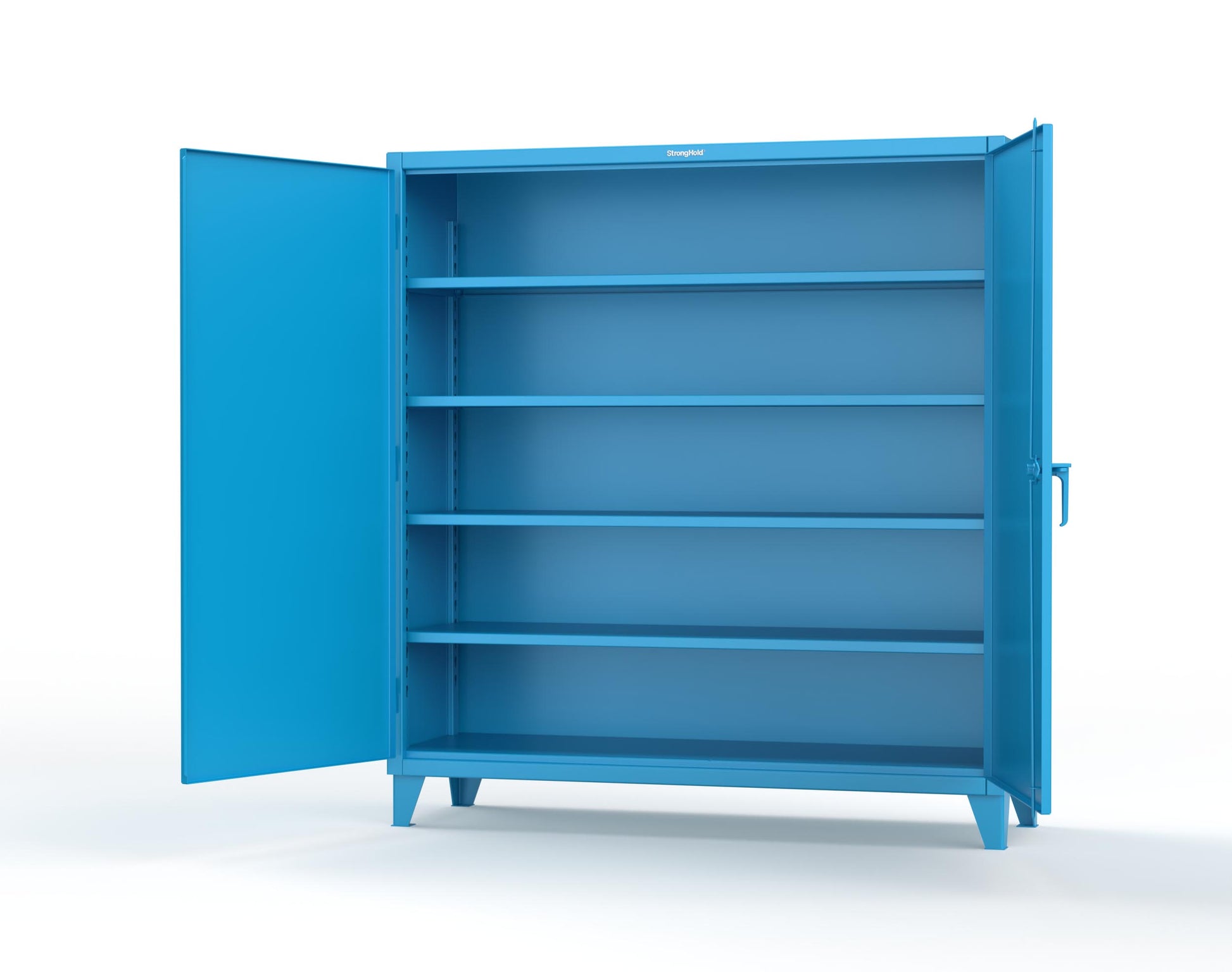 Extreme Duty 12 GA Cabinet with 4 Shelves - 72 In. W x 24 In. D x 78 In. H - 66-244-5012