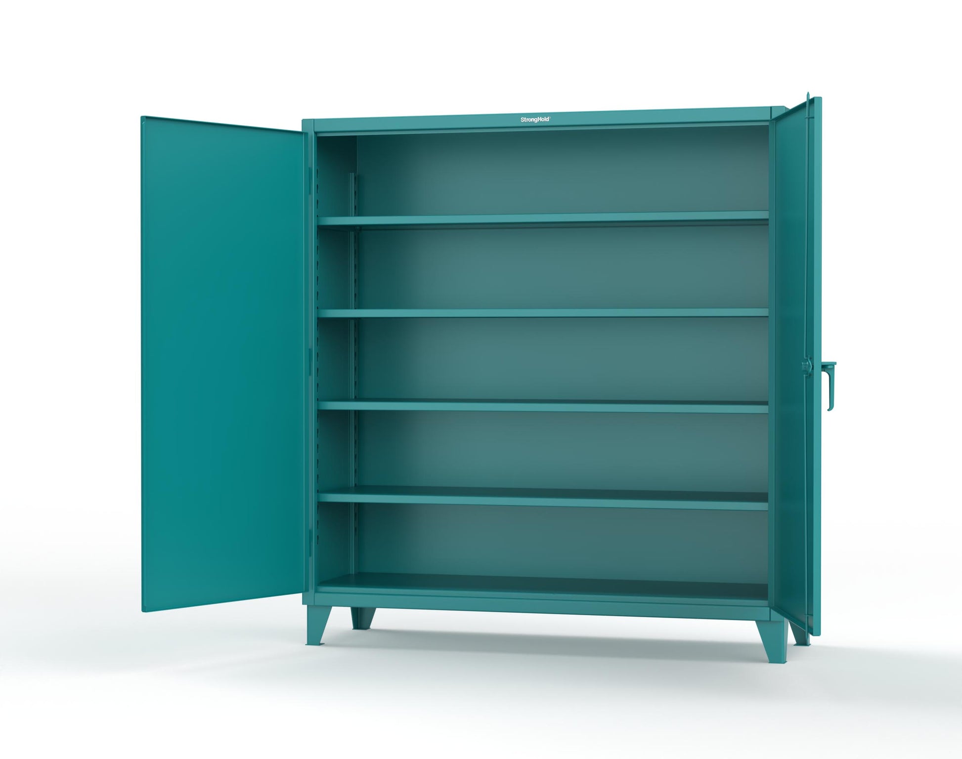 Extreme Duty 12 GA Cabinet with 4 Shelves - 72 In. W x 24 In. D x 78 In. H - 66-244-5021
