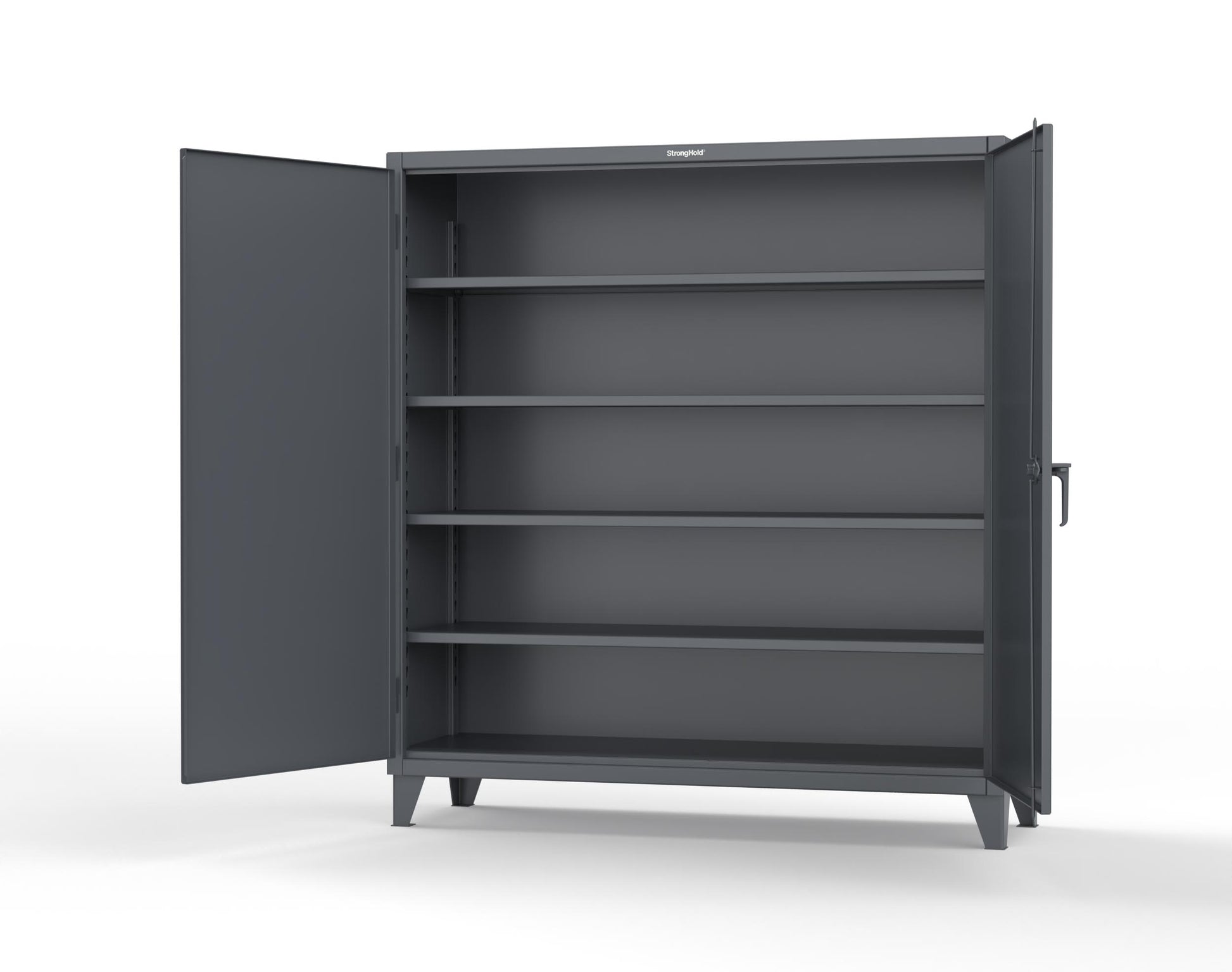 Extreme Duty 12 GA Cabinet with 4 Shelves - 72 In. W x 24 In. D x 78 In. H - 66-244-7024
