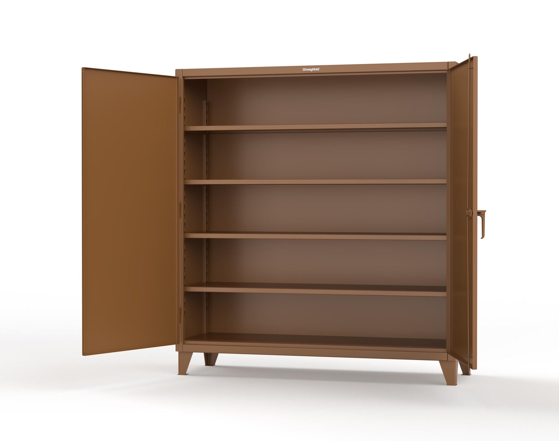 Extreme Duty 12 GA Cabinet with 4 Shelves - 72 In. W x 24 In. D x 78 In. H - 66-244-8008