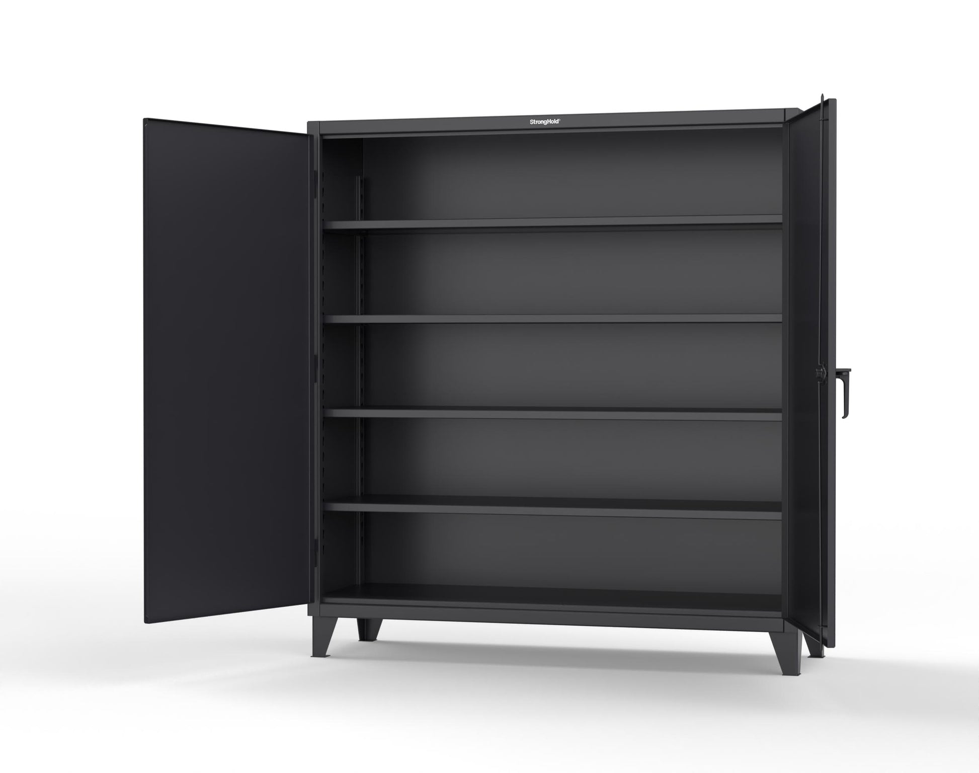 Extreme Duty 12 GA Cabinet with 4 Shelves - 72 In. W x 24 In. D x 78 In. H - 66-244-9005
