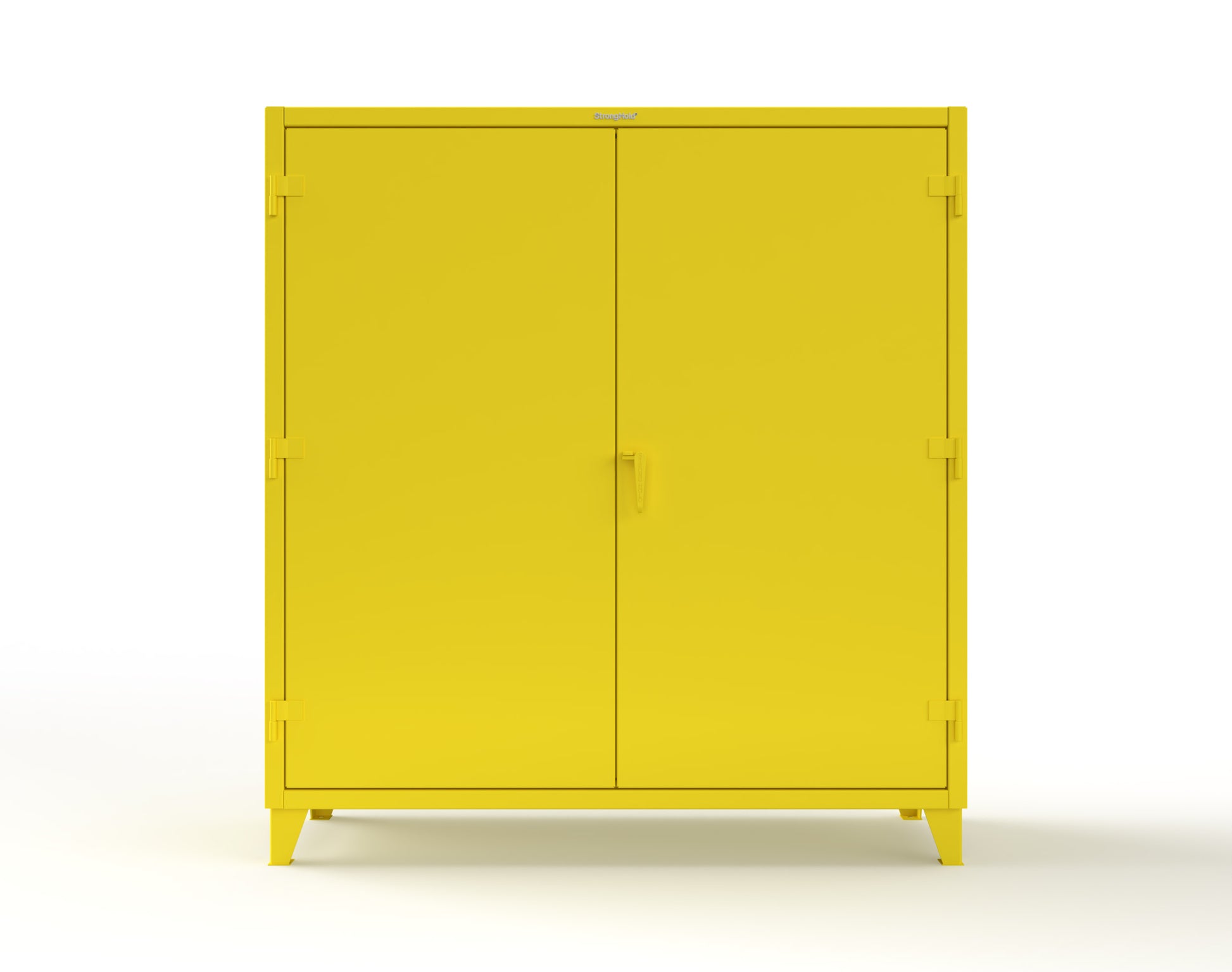 Extreme Duty 12 GA Cabinet with 6 Shelves, Shelf Dividers - 72 In. W x 24 In. D x 78 In. H - 66-246PH-42VD-1021