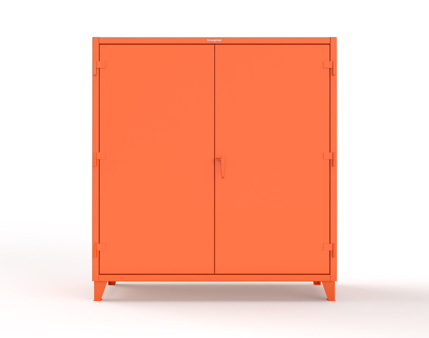 Extreme Duty 12 GA Cabinet with 6 Shelves, Shelf Dividers - 72 In. W x 24 In. D x 78 In. H - 66-246PH-42VD-2009