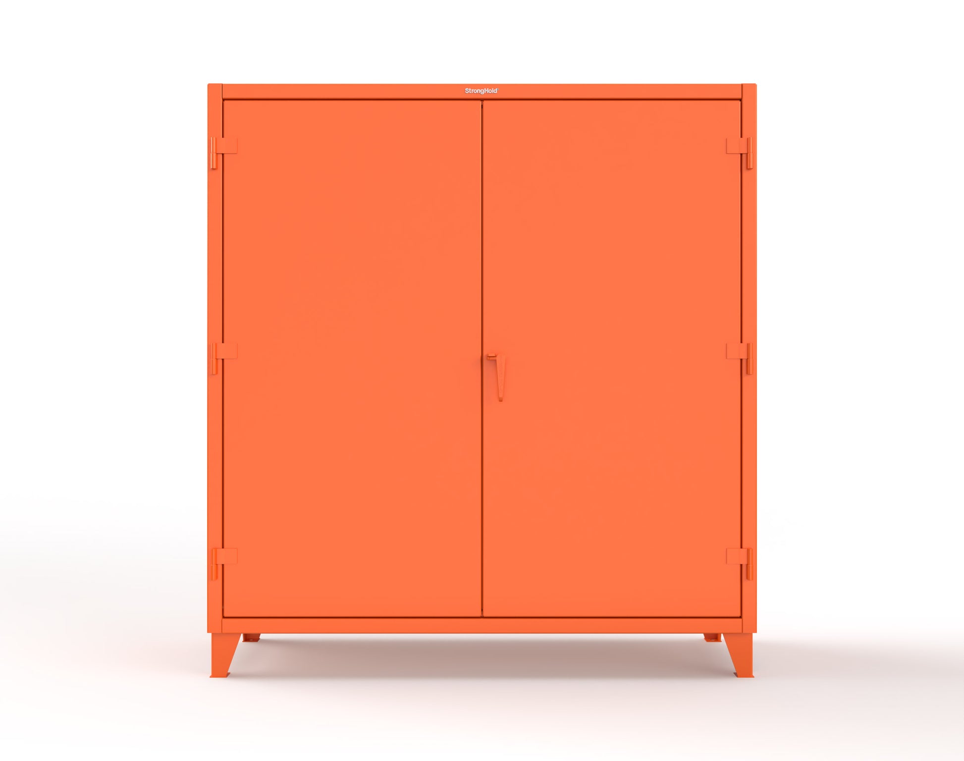 Extreme Duty 12 GA Cabinet with 6 Shelves, Shelf Dividers - 72 In. W x 24 In. D x 78 In. H - 66-246PH-42VD-2009