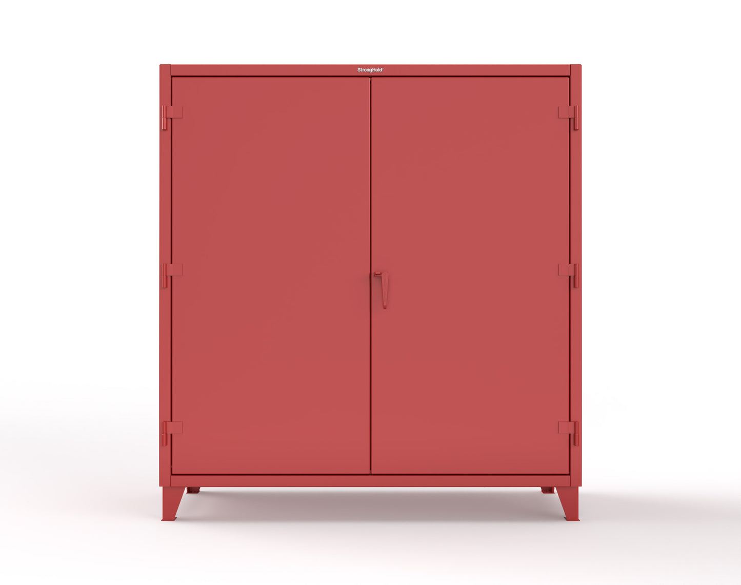 Extreme Duty 12 GA Cabinet with 6 Shelves, Shelf Dividers - 72 In. W x 24 In. D x 78 In. H - 66-246PH-42VD-3001