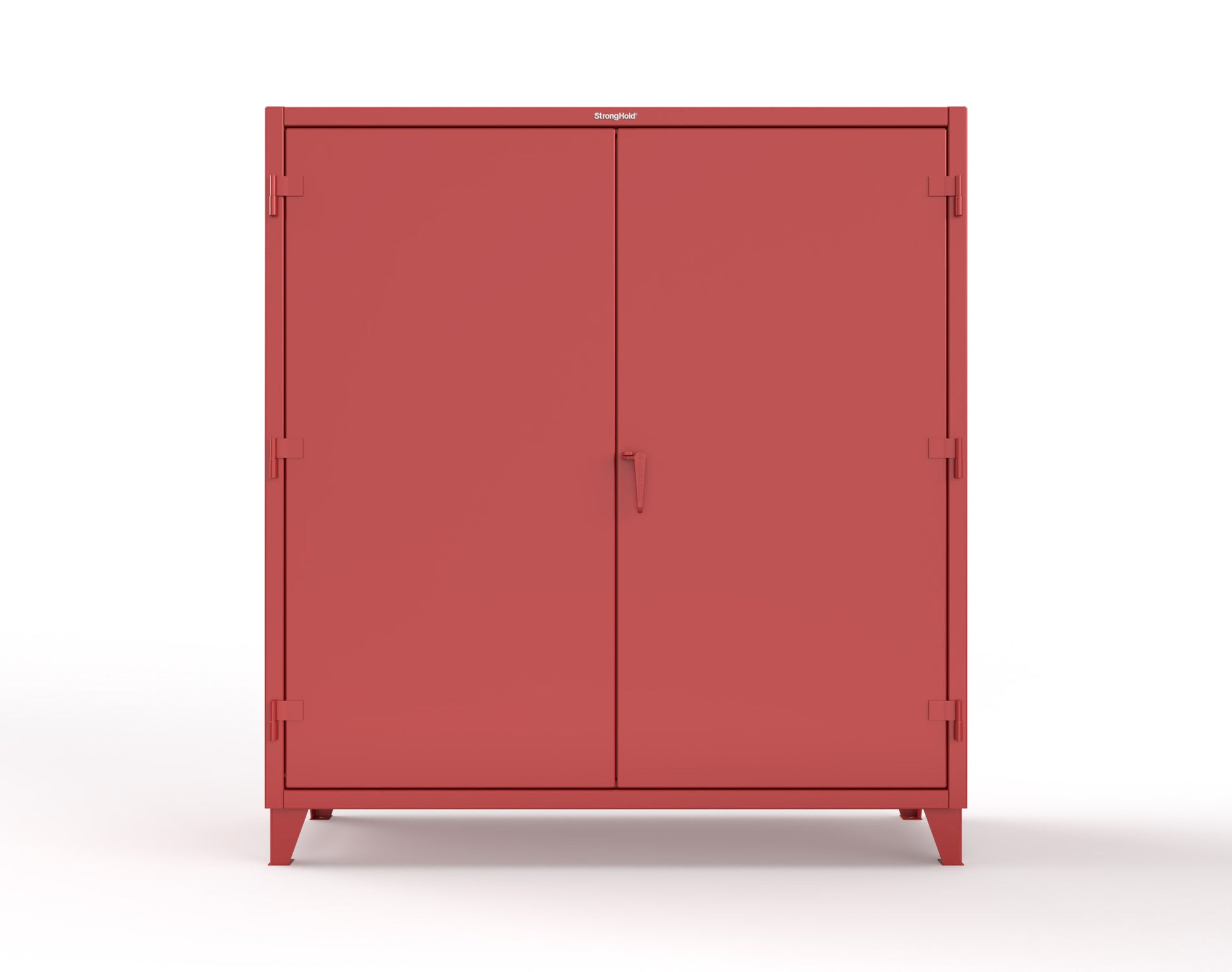 Extreme Duty 12 GA Cabinet with 6 Shelves, Shelf Dividers - 72 In. W x 24 In. D x 78 In. H - 66-246PH-42VD-3001