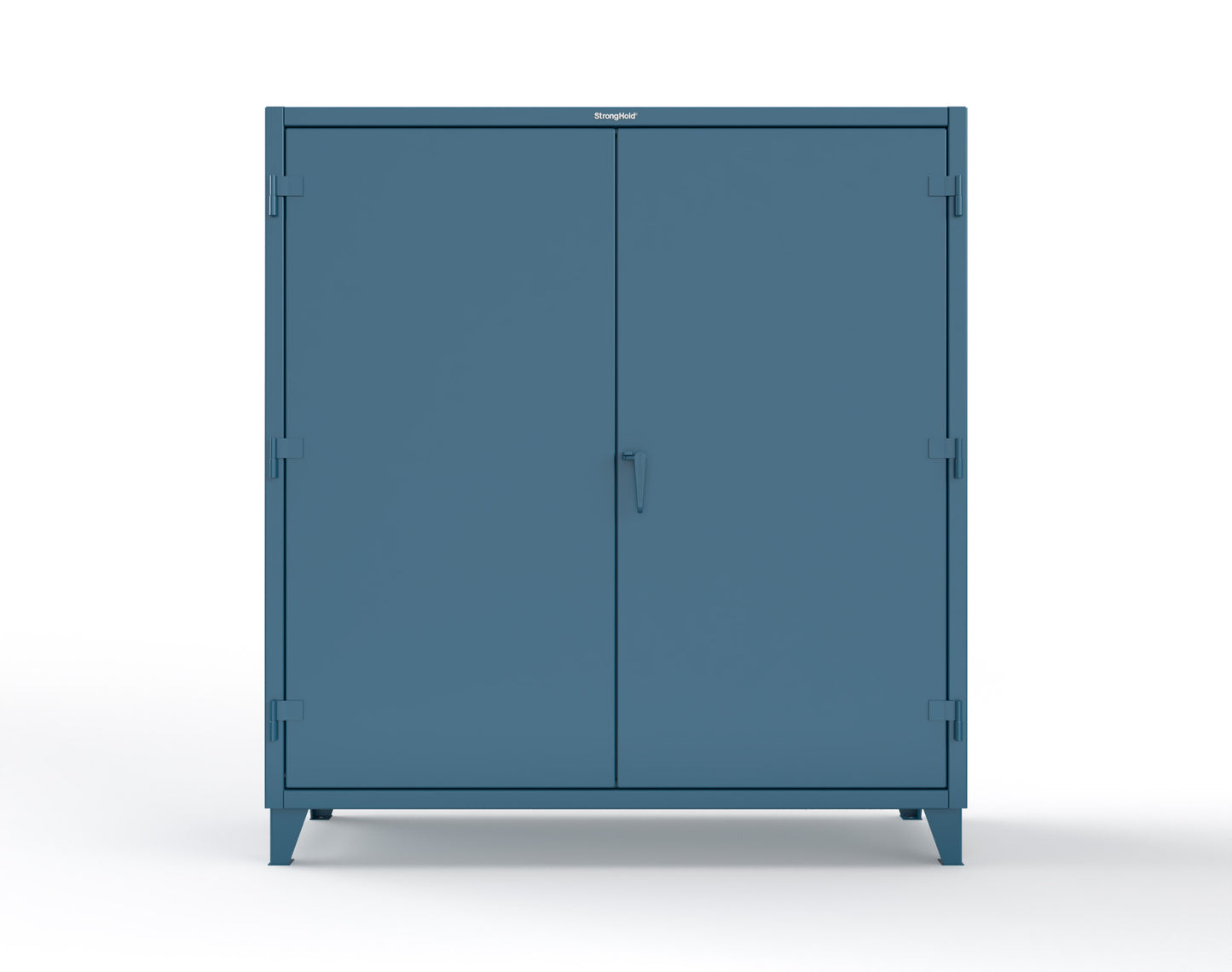 Extreme Duty 12 GA Cabinet with 6 Shelves, Shelf Dividers - 72 In. W x 24 In. D x 78 In. H - 66-246PH-42VD-5001