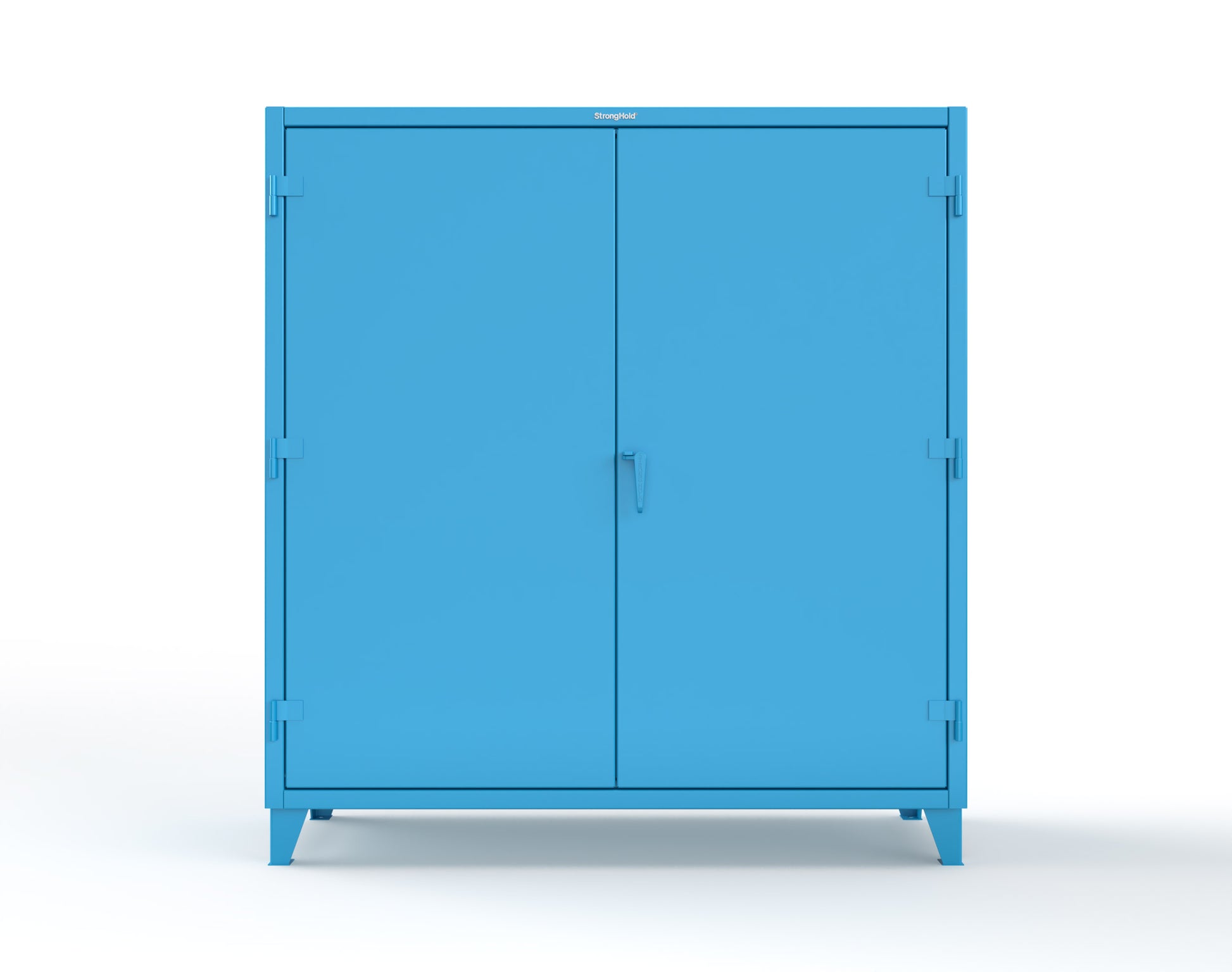 Extreme Duty 12 GA Cabinet with 6 Shelves, Shelf Dividers - 72 In. W x 24 In. D x 78 In. H - 66-246PH-42VD-5012