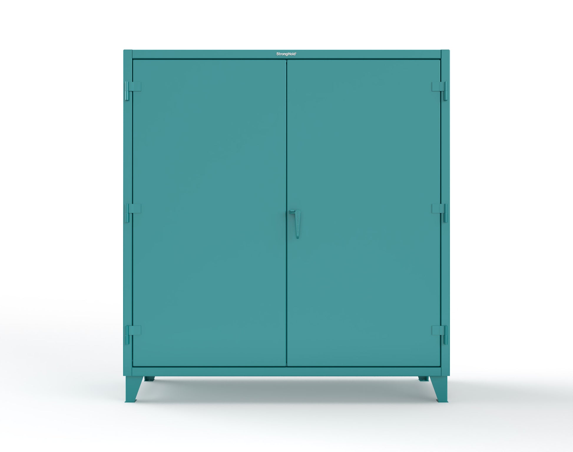 Extreme Duty 12 GA Cabinet with 6 Shelves, Shelf Dividers - 72 In. W x 24 In. D x 78 In. H - 66-246PH-42VD-5021