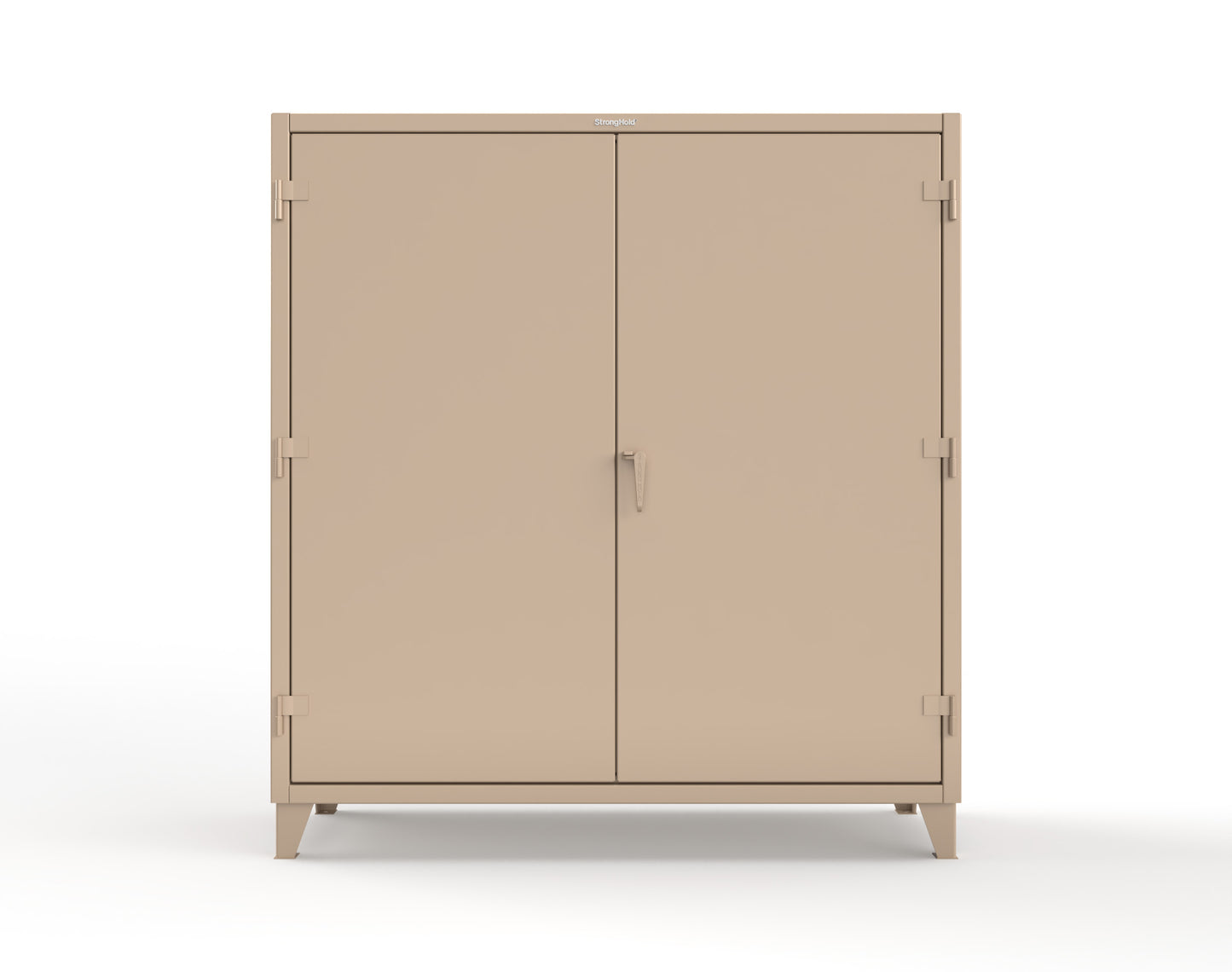 Extreme Duty 12 GA Cabinet with 72 Pigeonholes - 72 in. W x 24 in. D x 78 in. H - 66-247-72OP-1019