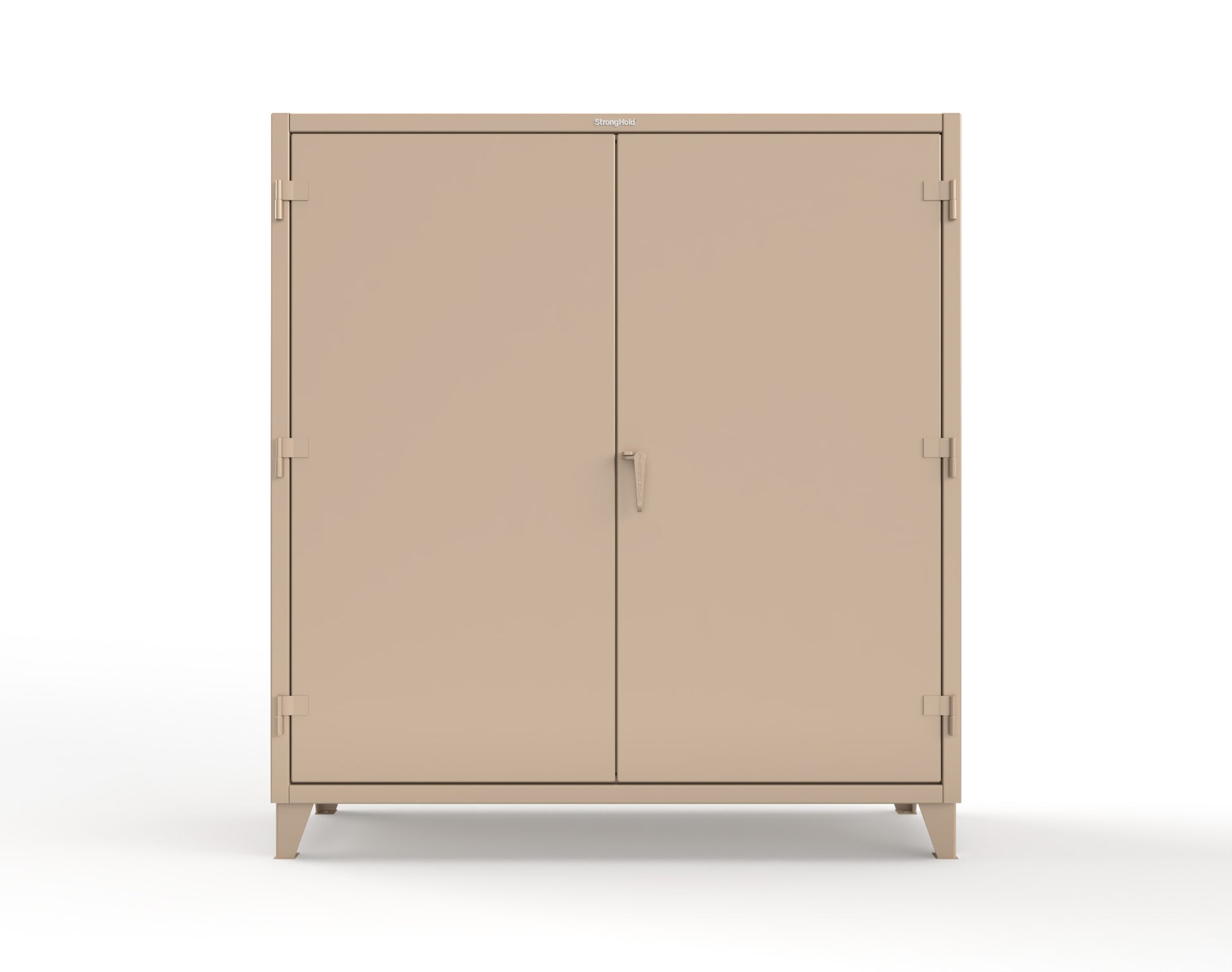 Extreme Duty 12 GA Cabinet with 72 Pigeonholes - 72 in. W x 24 in. D x 78 in. H - 66-247-72OP-1019