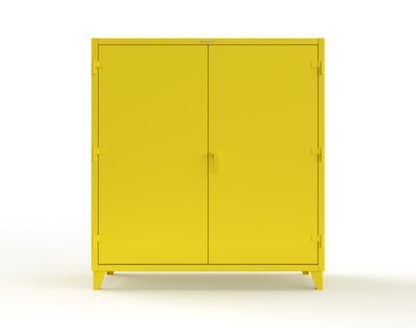 Extreme Duty 12 GA Cabinet with 72 Pigeonholes - 72 in. W x 24 in. D x 78 in. H - 66-247-72OP-1021