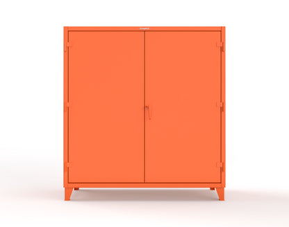 Extreme Duty 12 GA Cabinet with 72 Pigeonholes - 72 in. W x 24 in. D x 78 in. H - 66-247-72OP-2009
