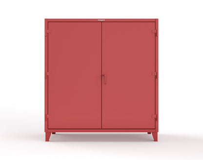 Extreme Duty 12 GA Cabinet with 72 Pigeonholes - 72 in. W x 24 in. D x 78 in. H - 66-247-72OP-3001