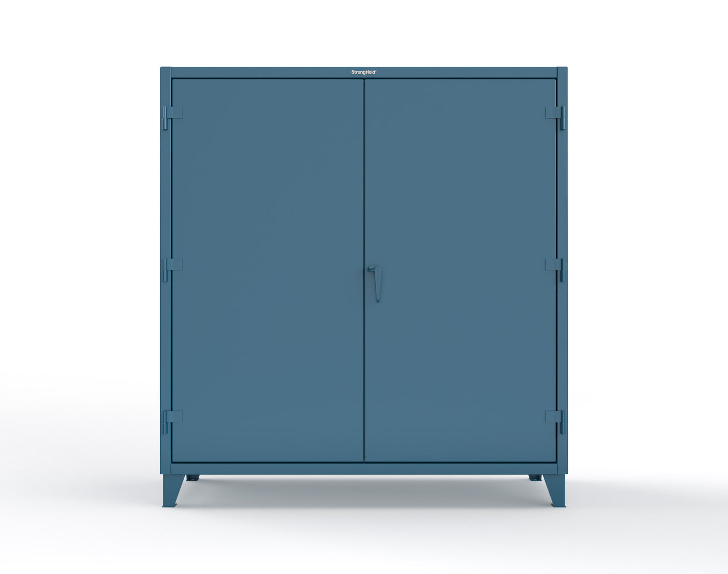 Extreme Duty 12 GA Cabinet with 72 Pigeonholes - 72 in. W x 24 in. D x 78 in. H - 66-247-72OP-5001