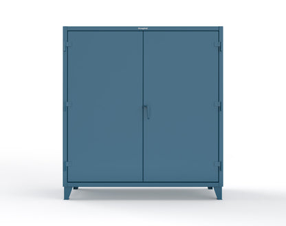 Extreme Duty 12 GA Cabinet with 72 Pigeonholes - 72 in. W x 24 in. D x 78 in. H - 66-247-72OP-5001