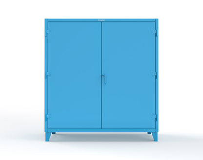 Extreme Duty 12 GA Cabinet with 72 Pigeonholes - 72 in. W x 24 in. D x 78 in. H - 66-247-72OP-5012