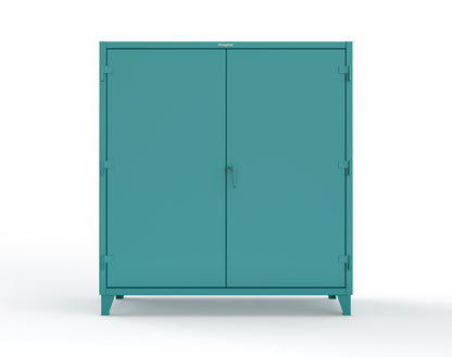 Extreme Duty 12 GA Cabinet with 72 Pigeonholes - 72 in. W x 24 in. D x 78 in. H - 66-247-72OP-5021