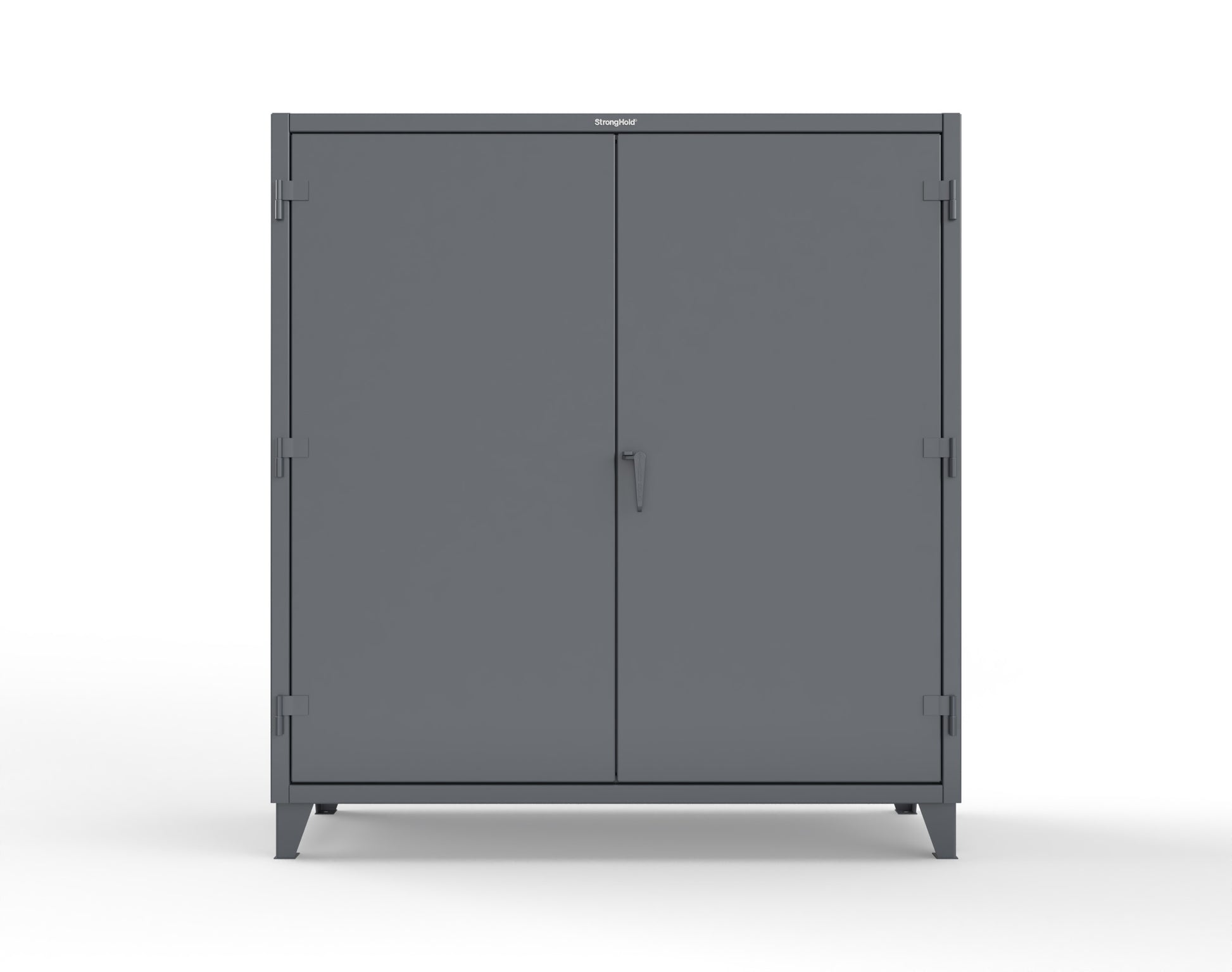 Extreme Duty 12 GA Cabinet with 72 Pigeonholes - 72 in. W x 24 in. D x 78 in. H - 66-247-72OP-7024