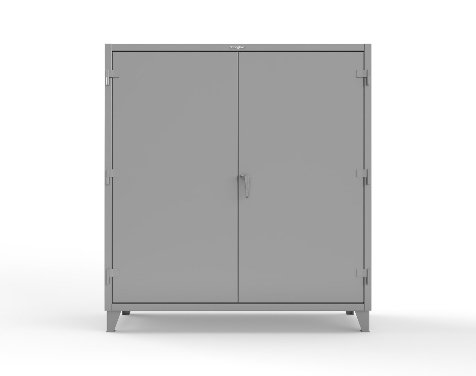 Extreme Duty 12 GA Cabinet with 72 Pigeonholes - 72 in. W x 24 in. D x 78 in. H - 66-247-72OP-7037