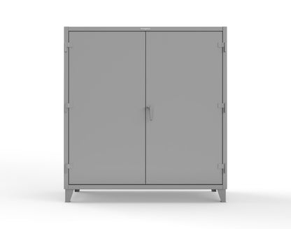 Extreme Duty 12 GA Cabinet with 72 Pigeonholes - 72 in. W x 24 in. D x 78 in. H - 66-247-72OP-7037