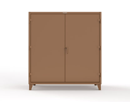 Extreme Duty 12 GA Cabinet with 72 Pigeonholes - 72 in. W x 24 in. D x 78 in. H - 66-247-72OP-8008