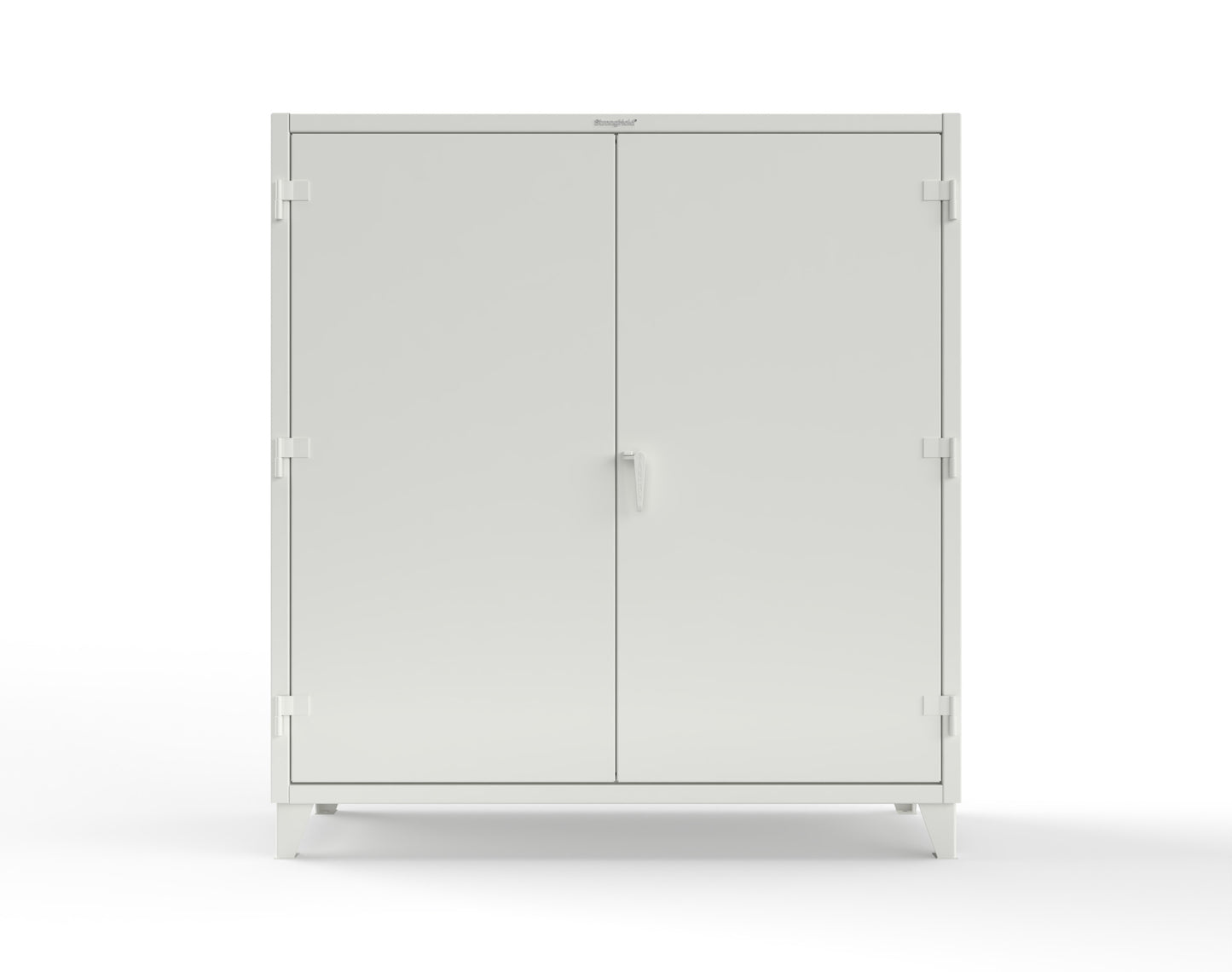 Extreme Duty 12 GA Cabinet with 72 Pigeonholes - 72 in. W x 24 in. D x 78 in. H - 66-247-72OP-9003