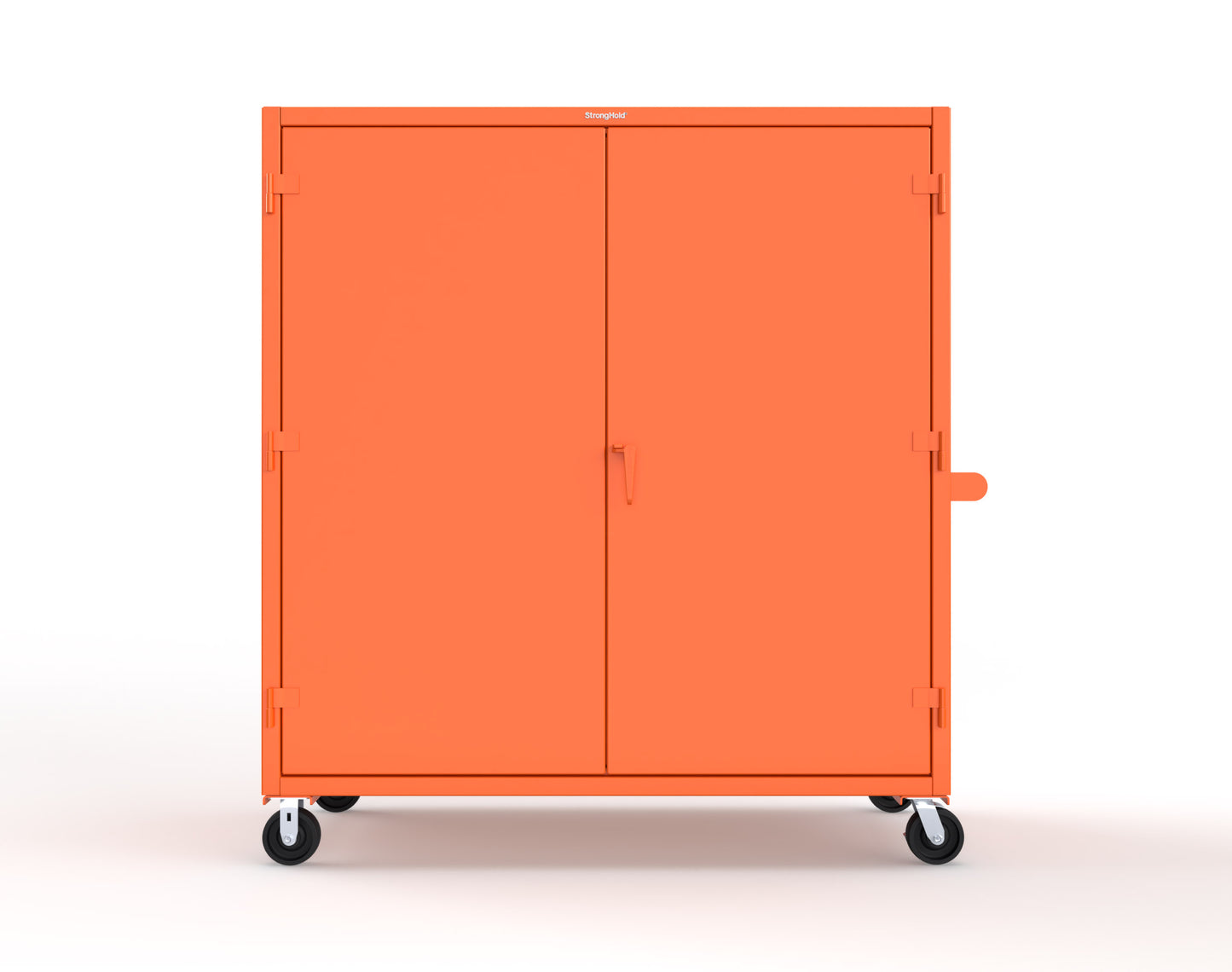 Extreme Duty 12 GA Mobile Rigging Cabinet with Welded Hooks, 3 Drawers, Hanger Rods - 72 in. W x 30 in. D x 80 in. H - 66-303-3DB-RODS-HKS-CA-2009