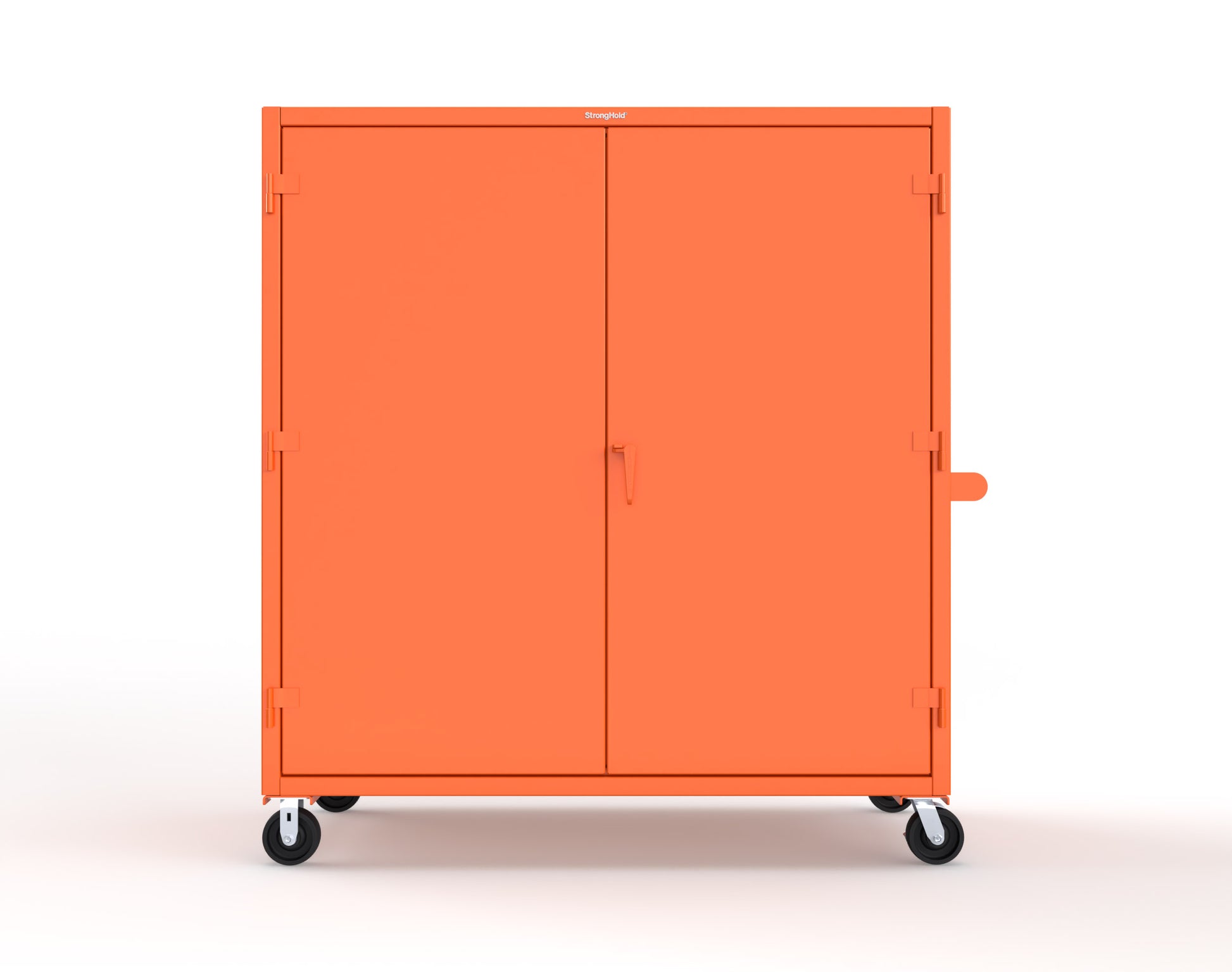 Extreme Duty 12 GA Mobile Rigging Cabinet with Welded Hooks, 3 Drawers, Hanger Rods - 72 in. W x 30 in. D x 80 in. H - 66-303-3DB-RODS-HKS-CA-2009