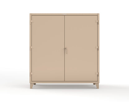 Extreme Duty 12 GA Rigging Cabinet with Hooks - 72 In. W x 24 In. D x 78 In. H - 66-BB-240W/Hooks-1019