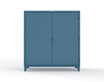Extreme Duty 12 GA Rigging Cabinet with Hooks - 72 In. W x 24 In. D x 78 In. H - 66-BB-240W/Hooks-5010