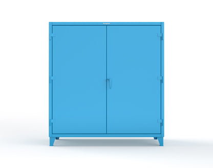 Extreme Duty 12 GA Rigging Cabinet with Hooks - 72 In. W x 24 In. D x 78 In. H - 66-BB-240W/Hooks-5012