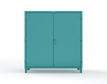 Extreme Duty 12 GA Rigging Cabinet with Hooks - 72 In. W x 24 In. D x 78 In. H - 66-BB-240W/Hooks-5021