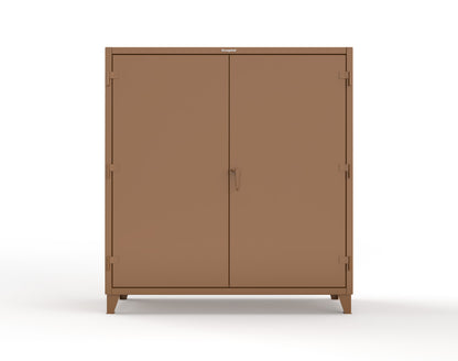 Extreme Duty 12 GA Rigging Cabinet with Hooks - 72 In. W x 24 In. D x 78 In. H - 66-BB-240W/Hooks-8025