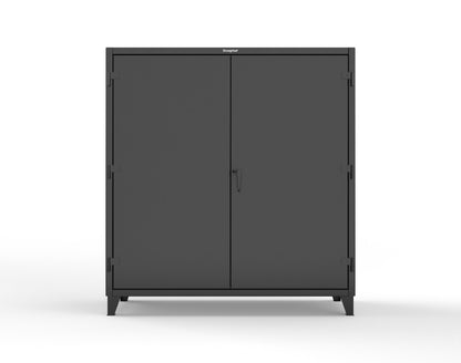Extreme Duty 12 GA Rigging Cabinet with Hooks - 72 In. W x 24 In. D x 78 In. H - 66-BB-240W/Hooks-9005