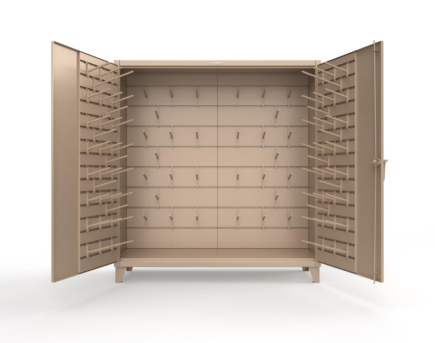 Extreme Duty 12 GA Rigging Cabinet with Hooks - 72 In. W x 24 In. D x 78 In. H - 66-BB-240W/Hooks-1019