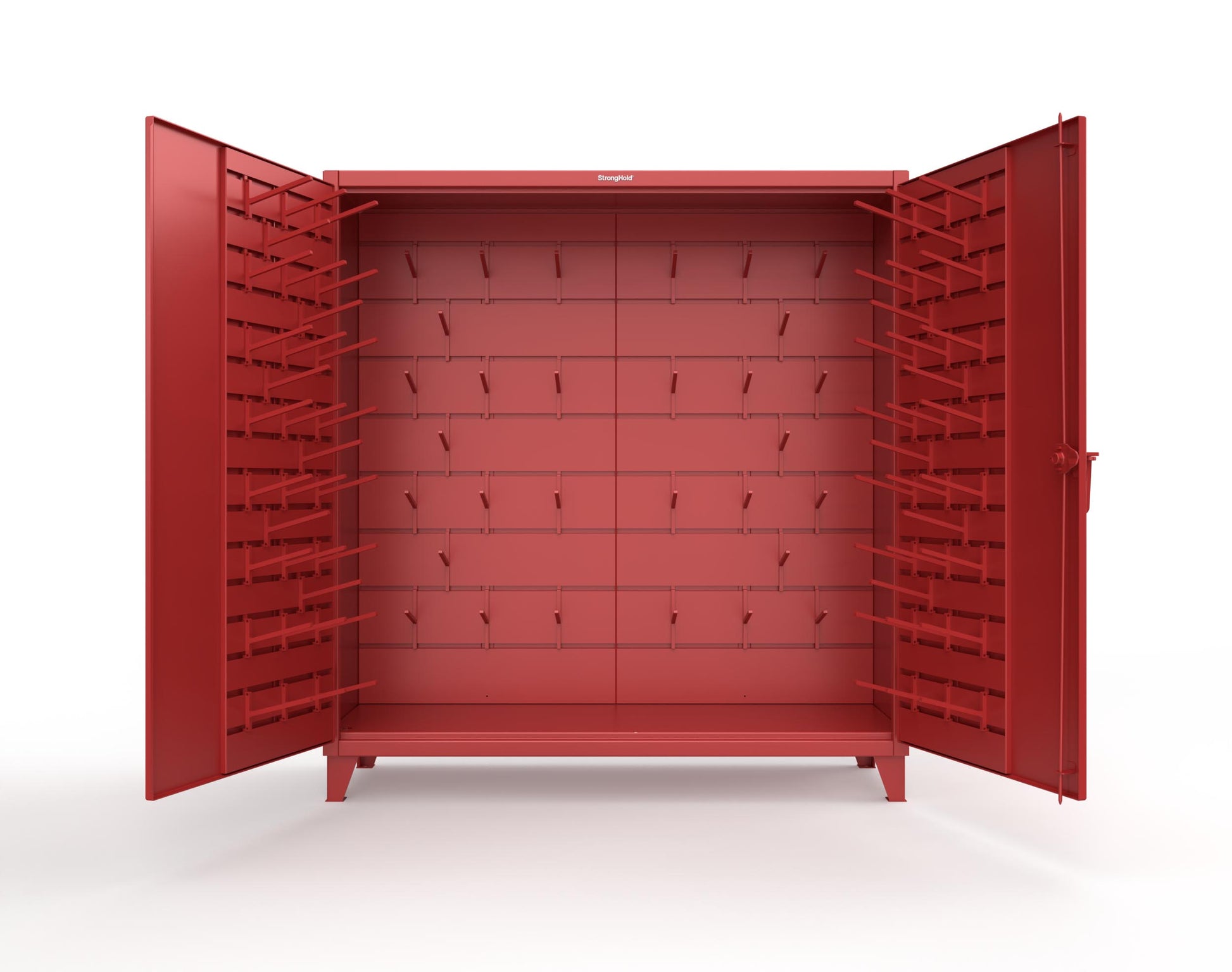 Extreme Duty 12 GA Rigging Cabinet with Hooks - 72 In. W x 24 In. D x 78 In. H - 66-BB-240W/Hooks-3001